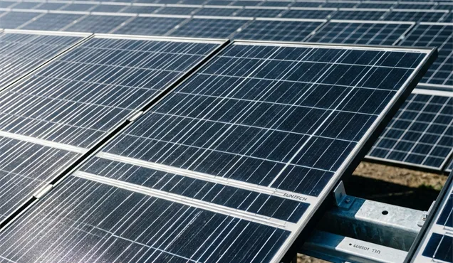 DMR Infrastructures Hyper Realistic Solar Panel Array
